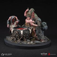 Crones Bubbling Cauldron 9.5" Statue