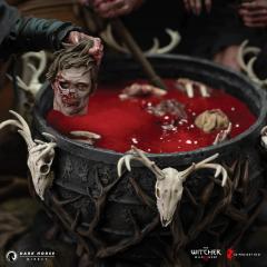 Crones Bubbling Cauldron 9.5" Statue
