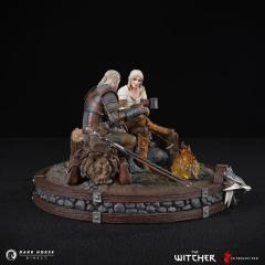 Geralt and Ciri Fireside 7" Statue