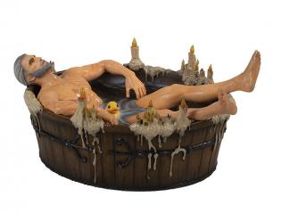 Geralt in Bath Statue