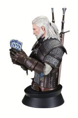 Geralt playing Gwent Bust