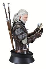 Geralt playing Gwent Bust