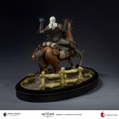 Geralt & Roach 13" Statue