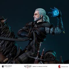 Geralt & Roach 13" Statue