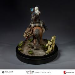Geralt & Roach 13" Statue