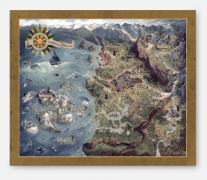 Northern Realms Map Lithograph (open edition)