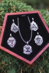 Witcher Signs Pendant Set & Keepsake Box