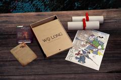 Wooden Box, Pins & Artwork