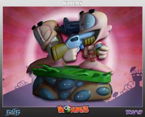 Worms Diorama