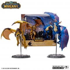 Bronze Proto-Drake & Blue Highland Drake 1:12 Scale Statue 2-Pack