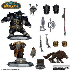 Dwarf Hunter: Beast Master & Marksman / Pandaren: Monk & Rogue 1:12 Scale Statue 2-Pack