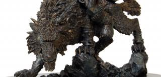 Orc Wolfrider Statue