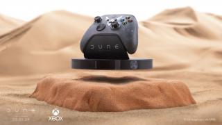 Dune Custom Xbox Series S w/ Ornithopter Stand & Floating Controller