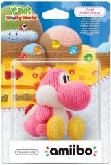 Pink Yarn Yoshi amiibo