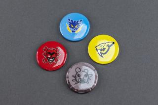 Zoids Wild Cards, Battlefield Arena Mat, Pins & Artwork